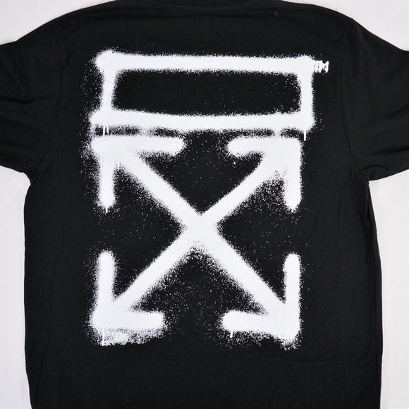 New With Tags Off-White Spray Marker Logo Short-Sleeve T-Shirt Men's XL - Picture 5 of 13
